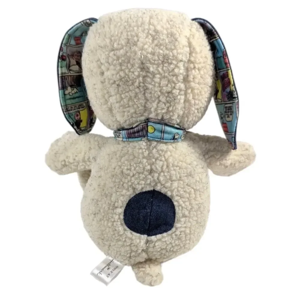 Hallmark Peanuts SNOOPY Plush Denim & Comic Strip EARS RARE NWT